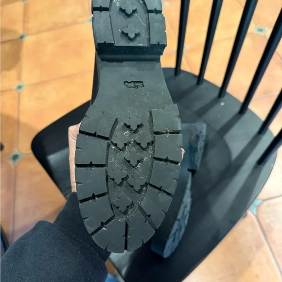 Coach Ruthie Black Leather Slip-On Loafers womens size 10 - Picture 6 of 7